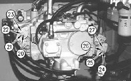 卡特挖機323D\320D、液壓泵輸出壓力大小（輸出流量）- 調整方法